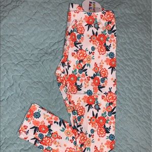 Dot dot smile floral leggings 7